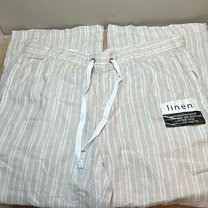DASH wide leg linen pants NWOT